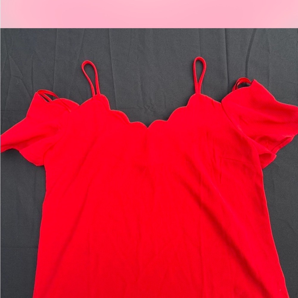 Monteau Vibrant Red Camisole Top